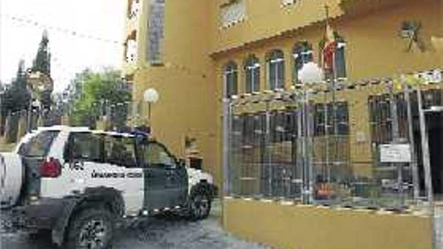 Las dependencias del cuartel de la Guardia Civil en Xixona