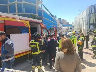 Cae el forjado de un edificio en rehabilitación en Madrid