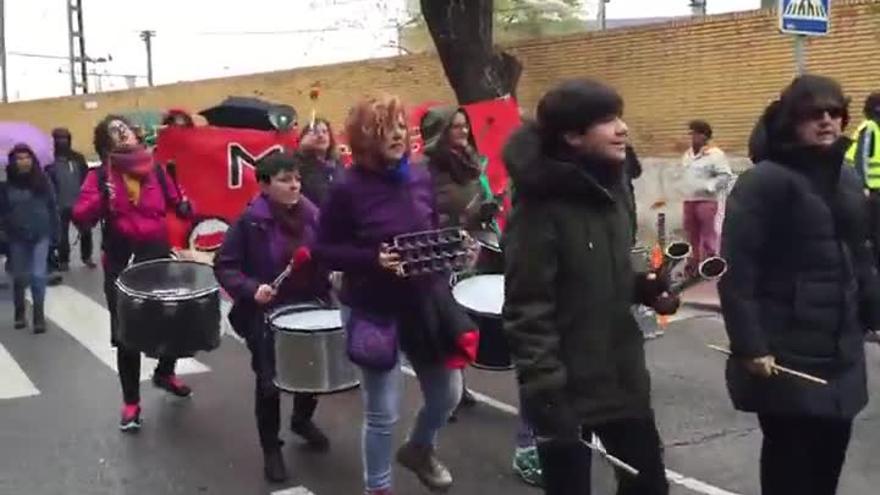 Manifestación antifascista en Leganés para protestar contra el acto de Vox en la ciudad