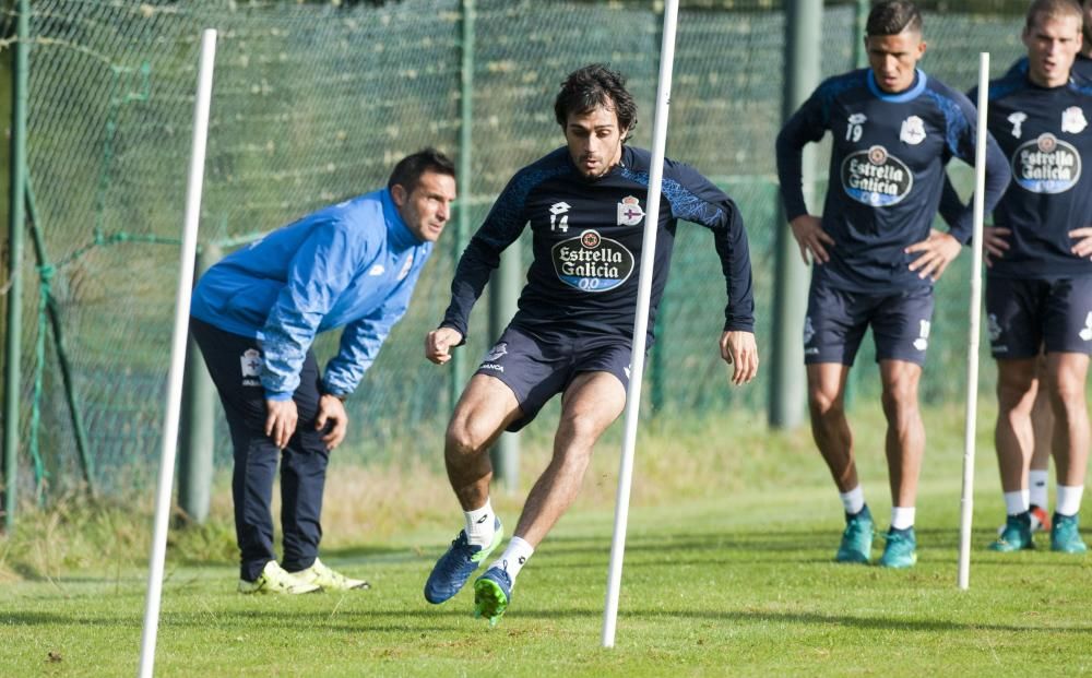 Nueva sesión de preparación para el partido del domingo, 23 de octubre, ante el Celta en Balaídos.