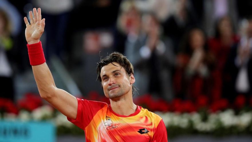 David Ferrer en el Mutua Madrid Open.