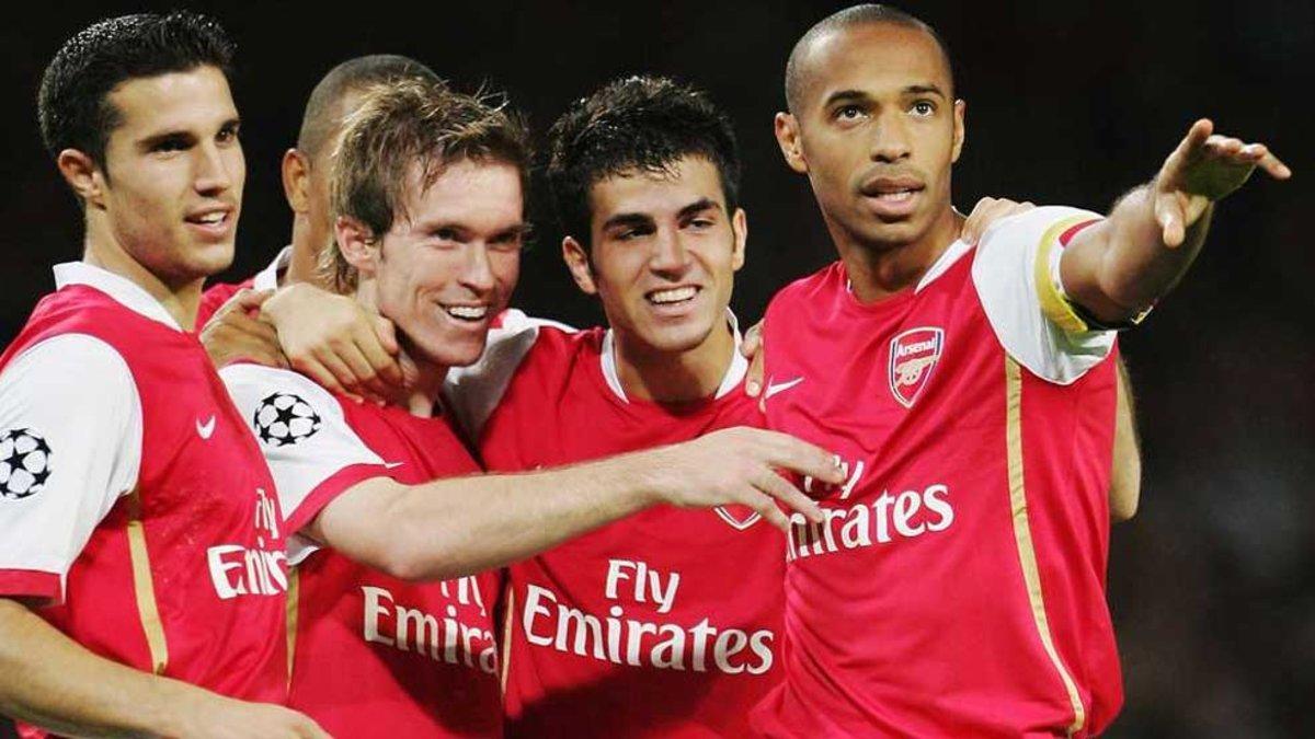 Cesc y Henry coincidieron en el Arsenal durante cuatro temporadas