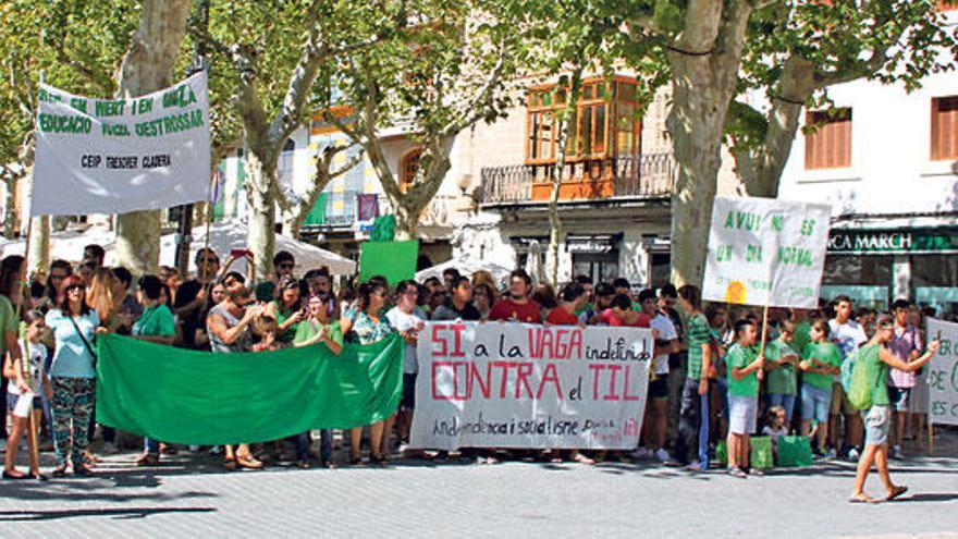 Imagen de una de las manifestaciones recientes contra el TIL.