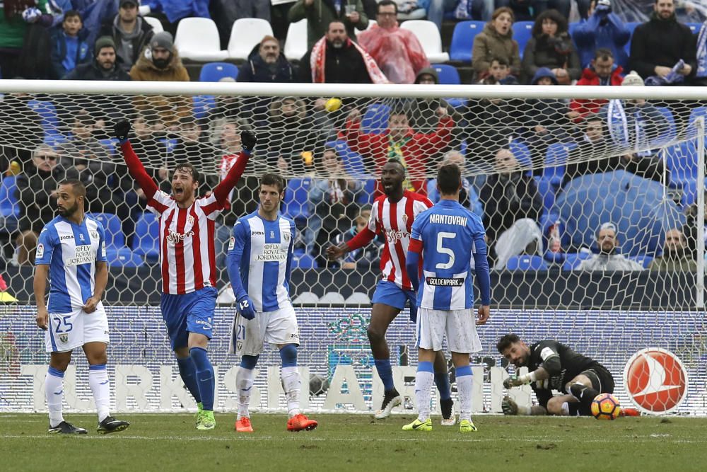 Leganés - Sporting, en imágenes