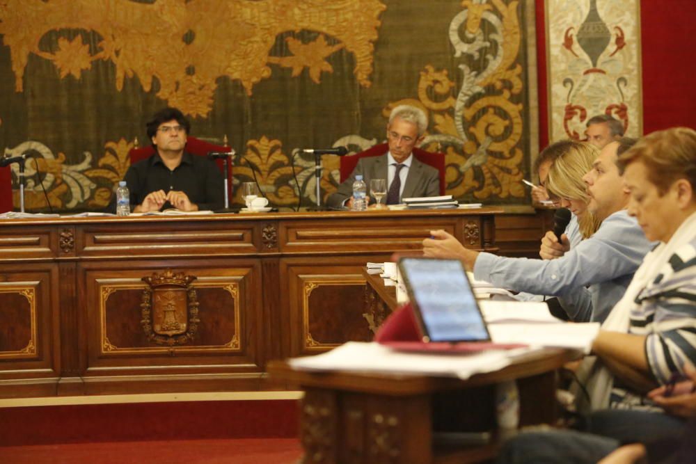 Pleno en el Ayuntamiento de Alicante