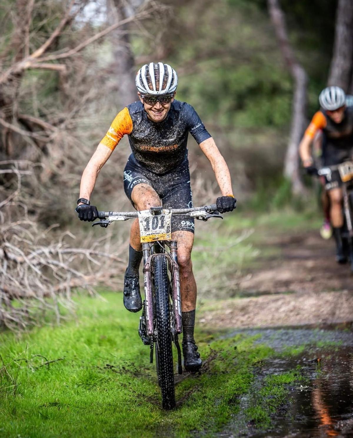 Fischer y Murillo durante la tercera etapa de La Leyenda de Tartessos.