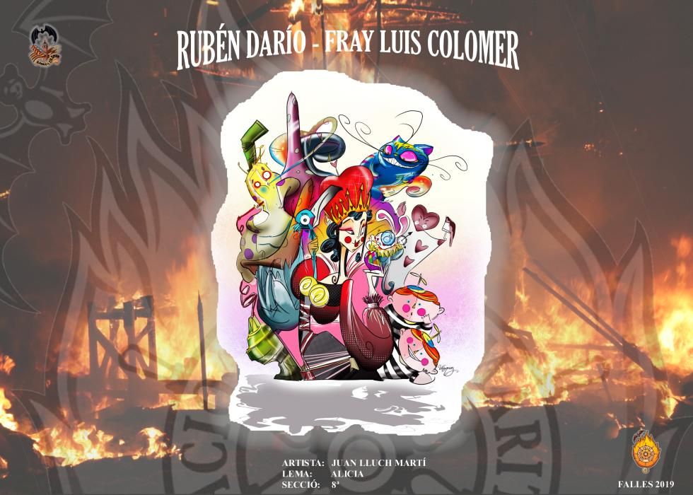 Conoce todos los proyectos de Fallas 2019 en el Marítimo