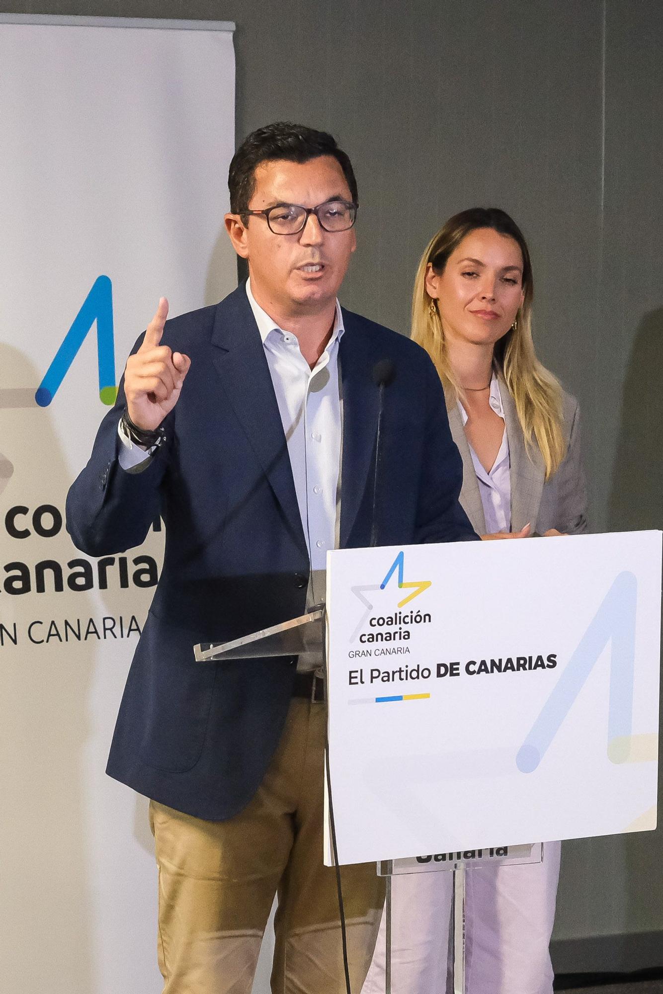 Noche electoral con Coalición Canaria