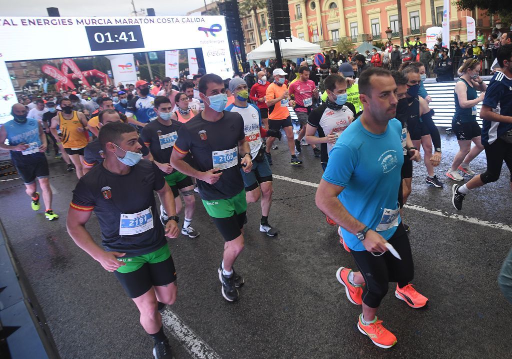 Así fue la salida de la maratón y la media maratón de Murcia (II)