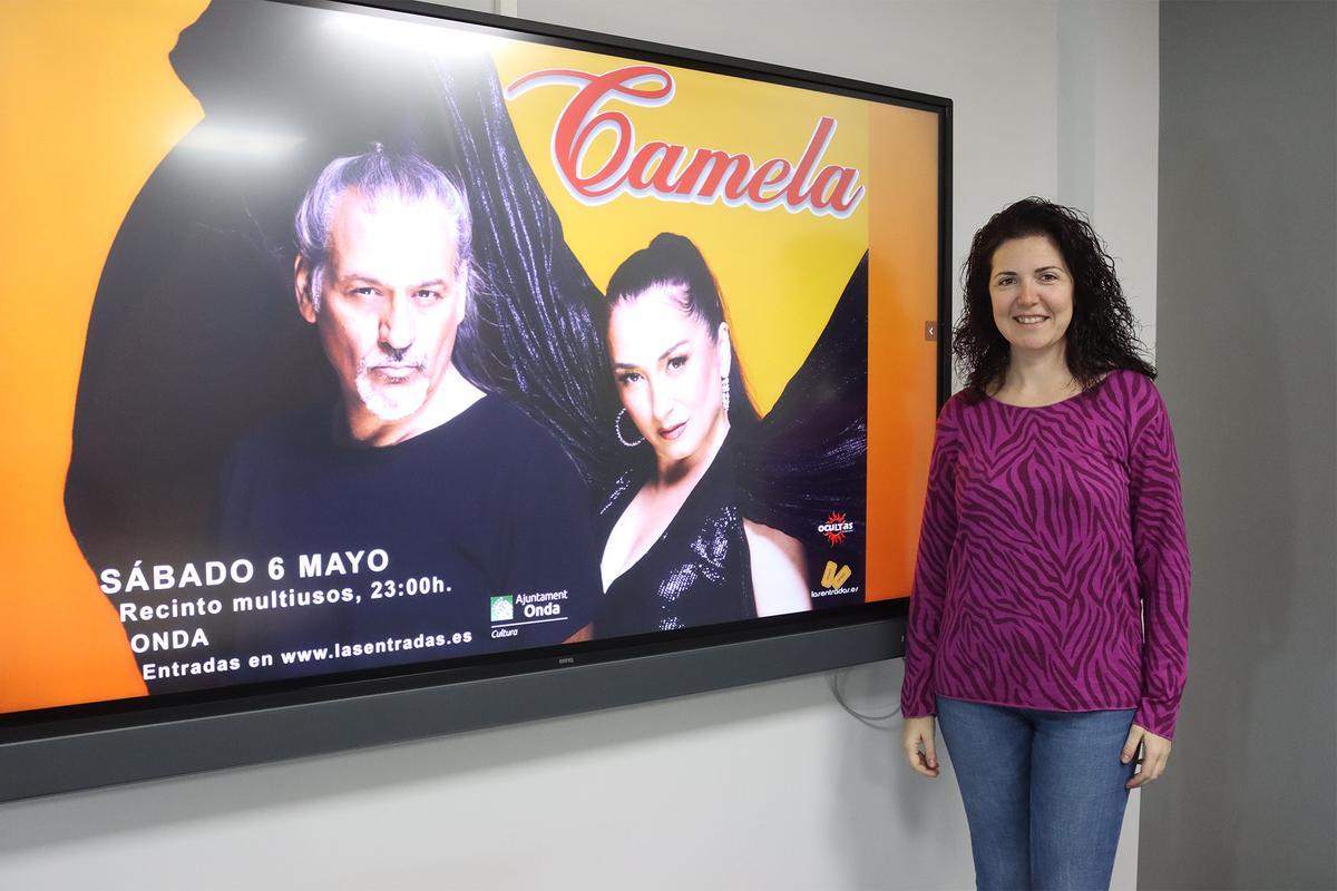 La concejala de Cultura, María Prades, ha anunciado este martes el concierto de Camela.