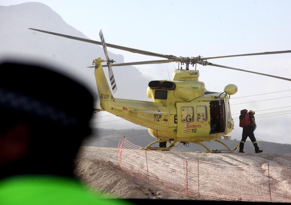 Un helicóptero de emergencias sanitarias.