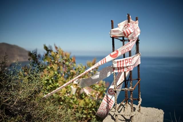 Retiran la valla del mirador de Las Teresitas