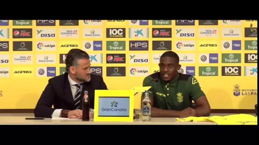 Presentación de Hadi Sacko, nuevo jugador de la UD Las Palmas