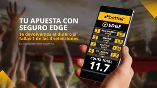 Victorias de Real Madrid, Girona, Atlético de Madrid y Villarreal con seguro a 11.7