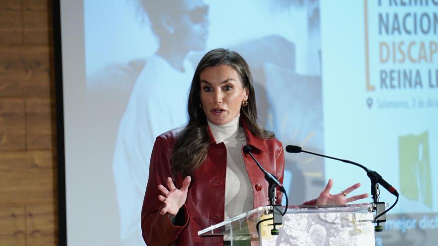 La reina Letizia llama a "cambiar la forma de pensar" sobre las personas con discapacidad