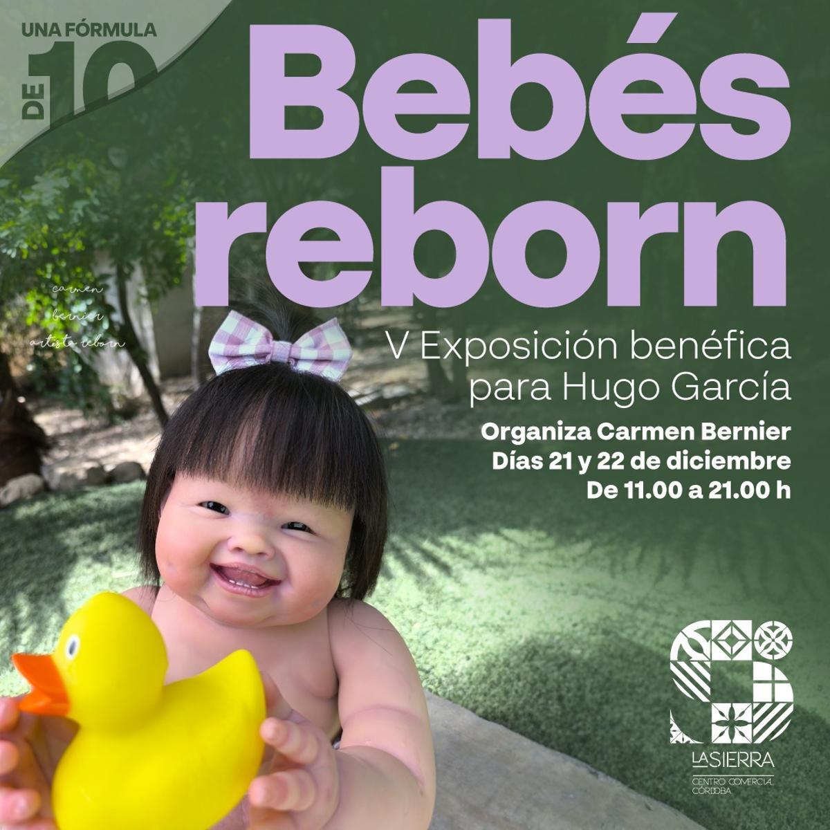 Cartel anunciador de la exposición benéfica.