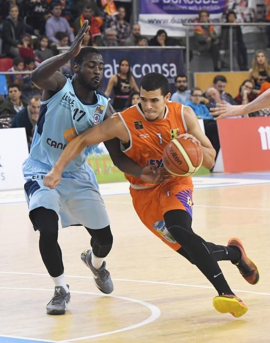 El Leyma Coruña ganó el derbi gallego al Breogán por 94-85 en un intenso partido que dominó sobre todo en el primer cuarto.