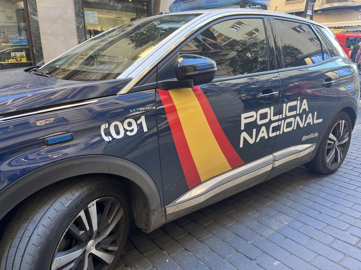 Un coche de la Policía Nacional.