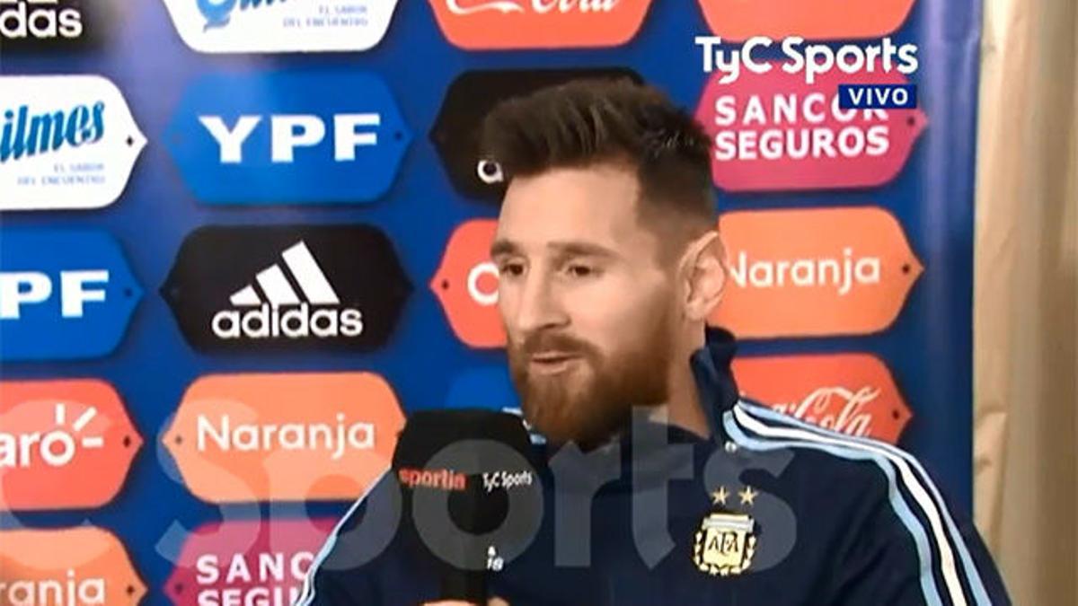 Messi habló de un posible futuro en Argentina