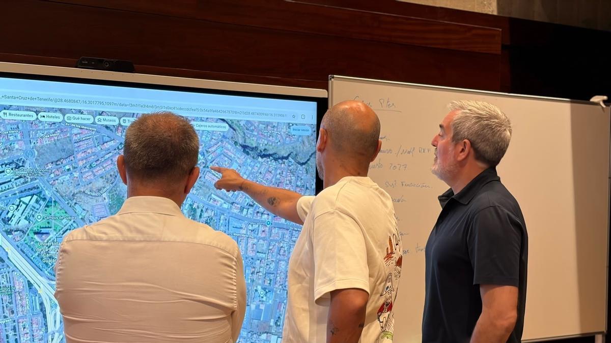 El encuentro entre el Cabildo de La Palma y el Gobierno de Canarias.