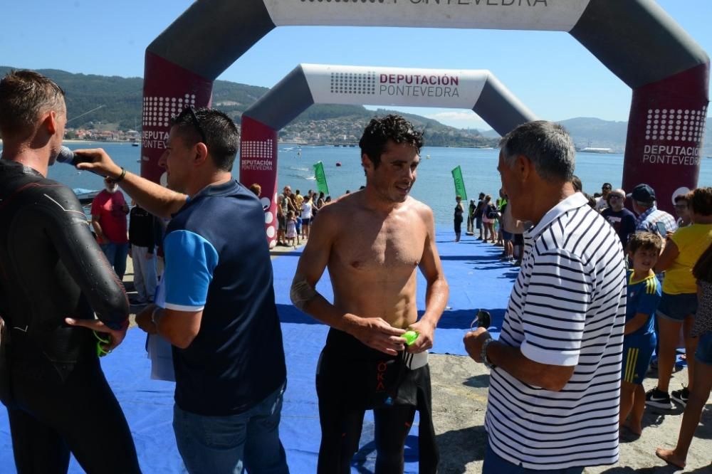 La Travesía a Nado de Moaña reúne a lo mejor del triatlón nacional