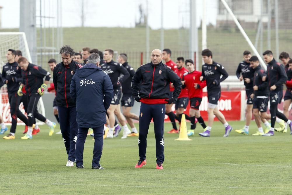 Entrenamiento del Sporting