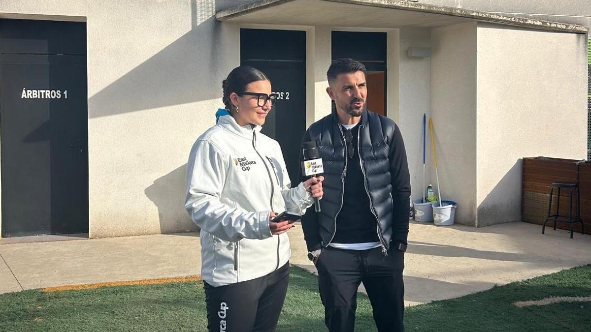 David Villa, espectador de lujo en la East Mallorca Cup