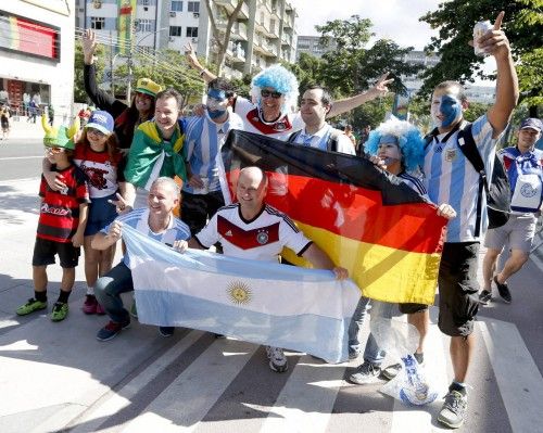 Argentinos y alemanes toman Río de Janeiro