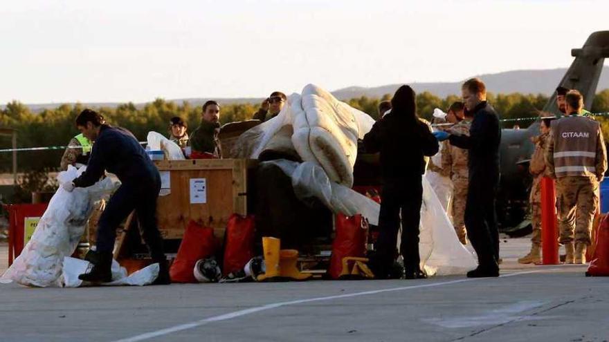 La muerte de un herido quemado eleva a 11 los fallecidos en el choque del F-16 en Albacete