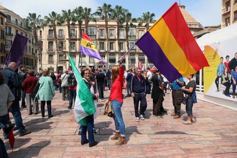 Manifestación del Primero de Mayo en Málaga