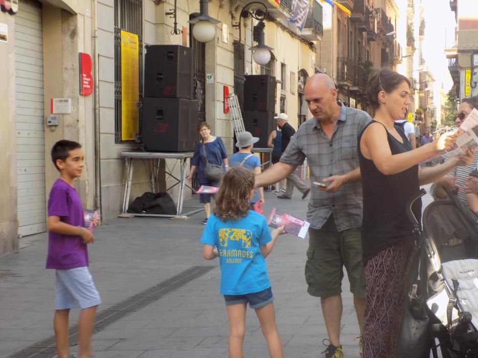 Les enramades de Sallent arriben a Gràcia