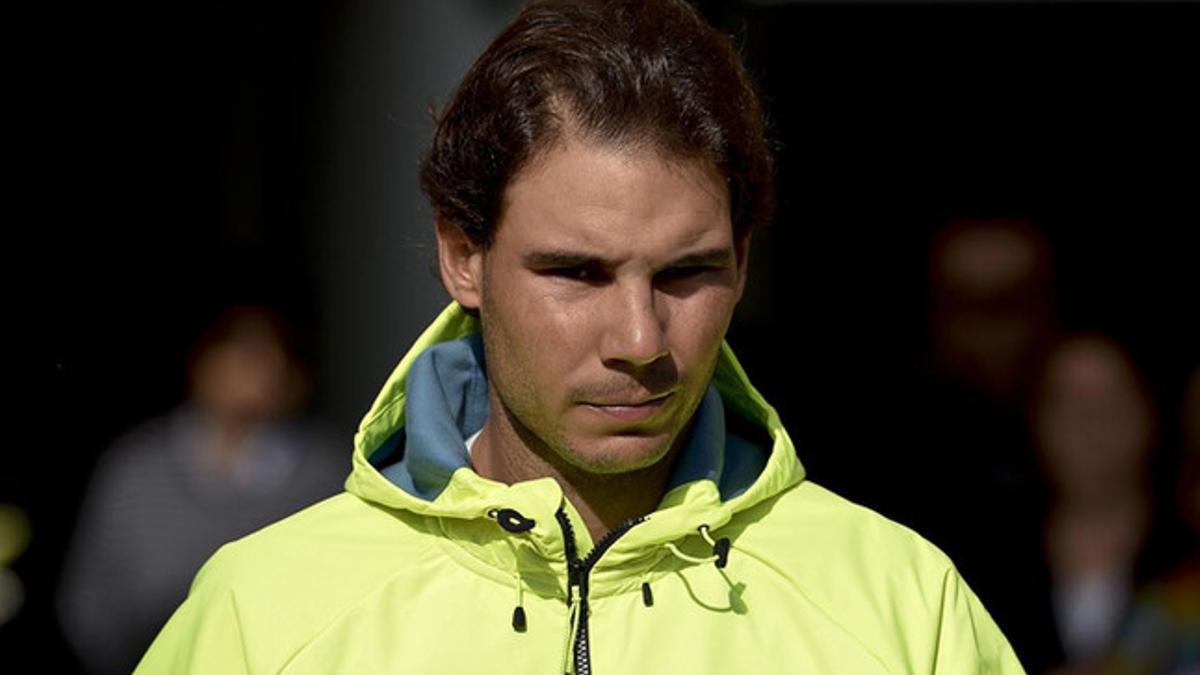 Nadal sufrió un bloqueo en la espalda en el Abierto de Australia de enero