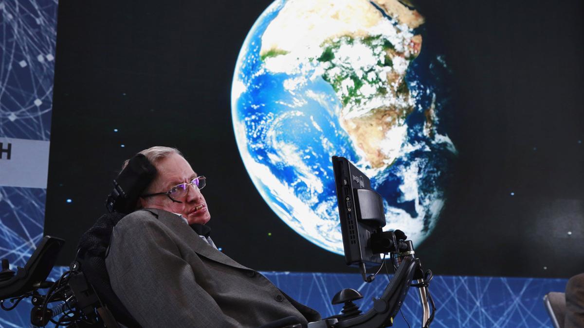 Stephen Hawking, en una conferencia en Nueva York, en abril del 2016.