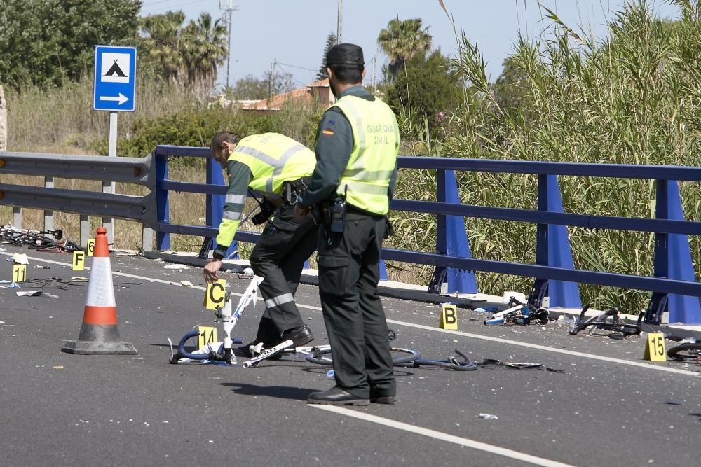 Una conductora ebria y drogada mata a dos ciclistas en Oliva