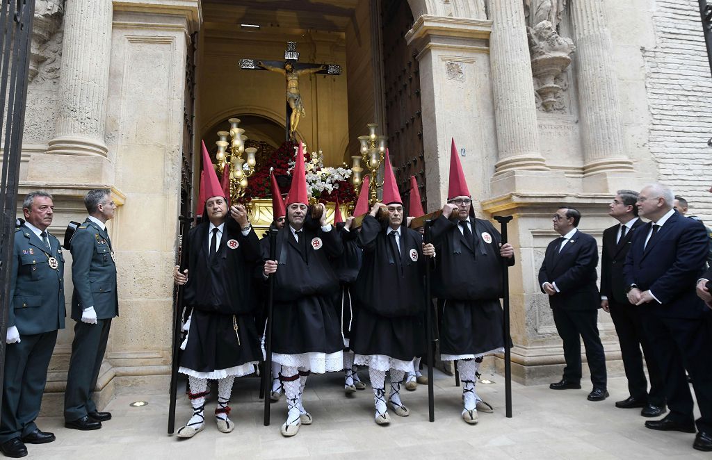 La procesión del Santísimo Cristo de la Misericordia de este Viernes Santo en Murcia, en imágenes