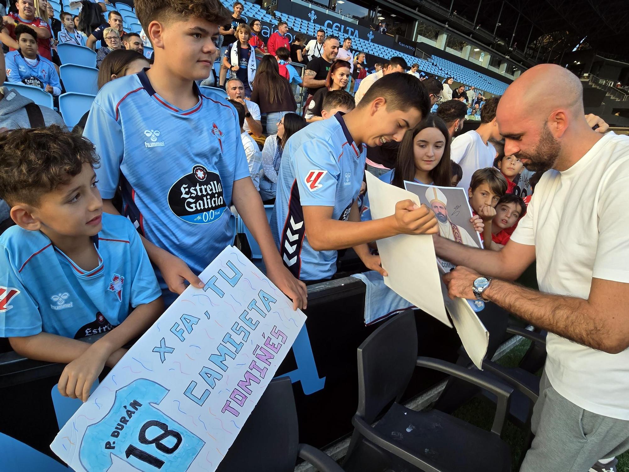 'Xuntos contra o lume': Celta - Selección de Ourense, en imágenes