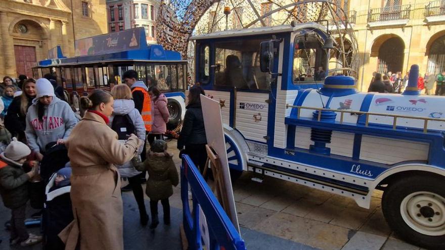 El tren navideño, hasta los topes