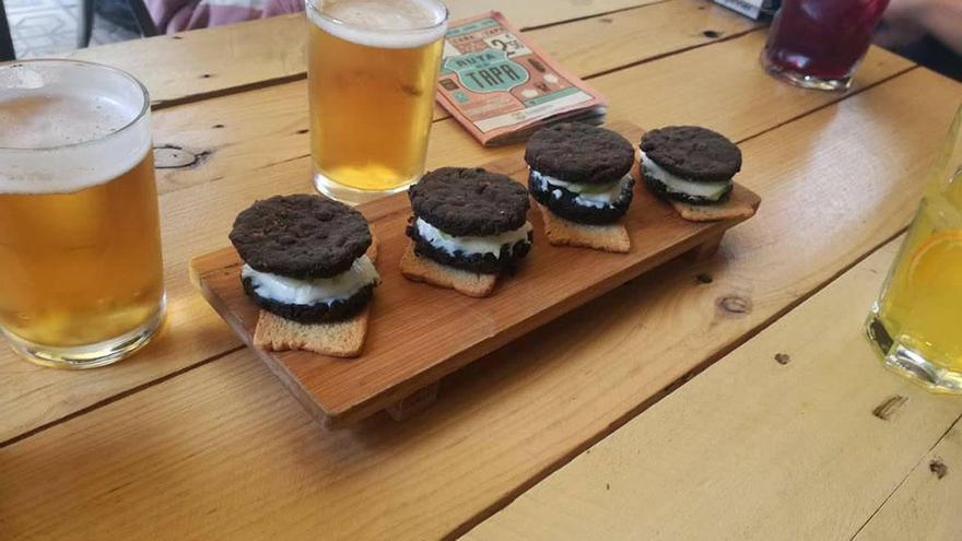 Una de las tapas participantes en la ruta gastronómica.