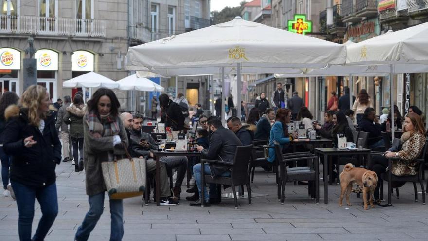 Una terraza en la ciudad