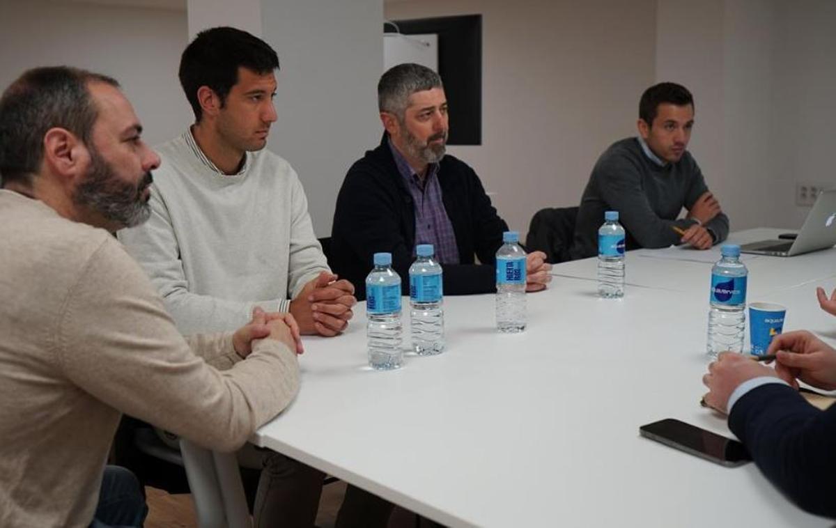 Un momento de la reunión.