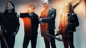 Metallica en 2023. De izquierda a derecha, Robert Trujillo, Lars Ulrich, James Hetfield y Kirk Hammett.