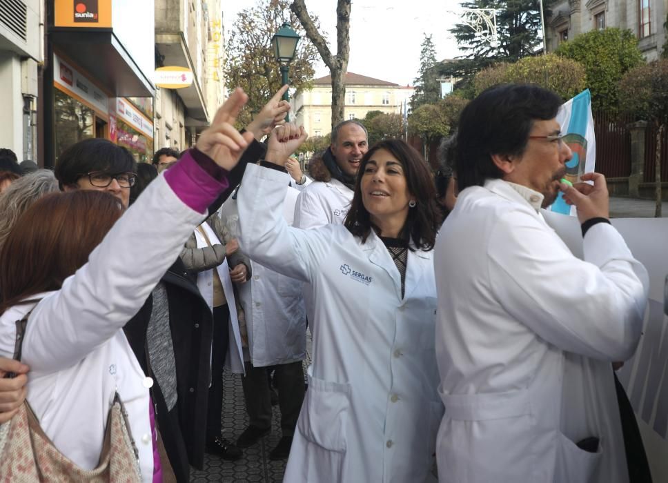 La protesta de los médicos llega al Parlamento