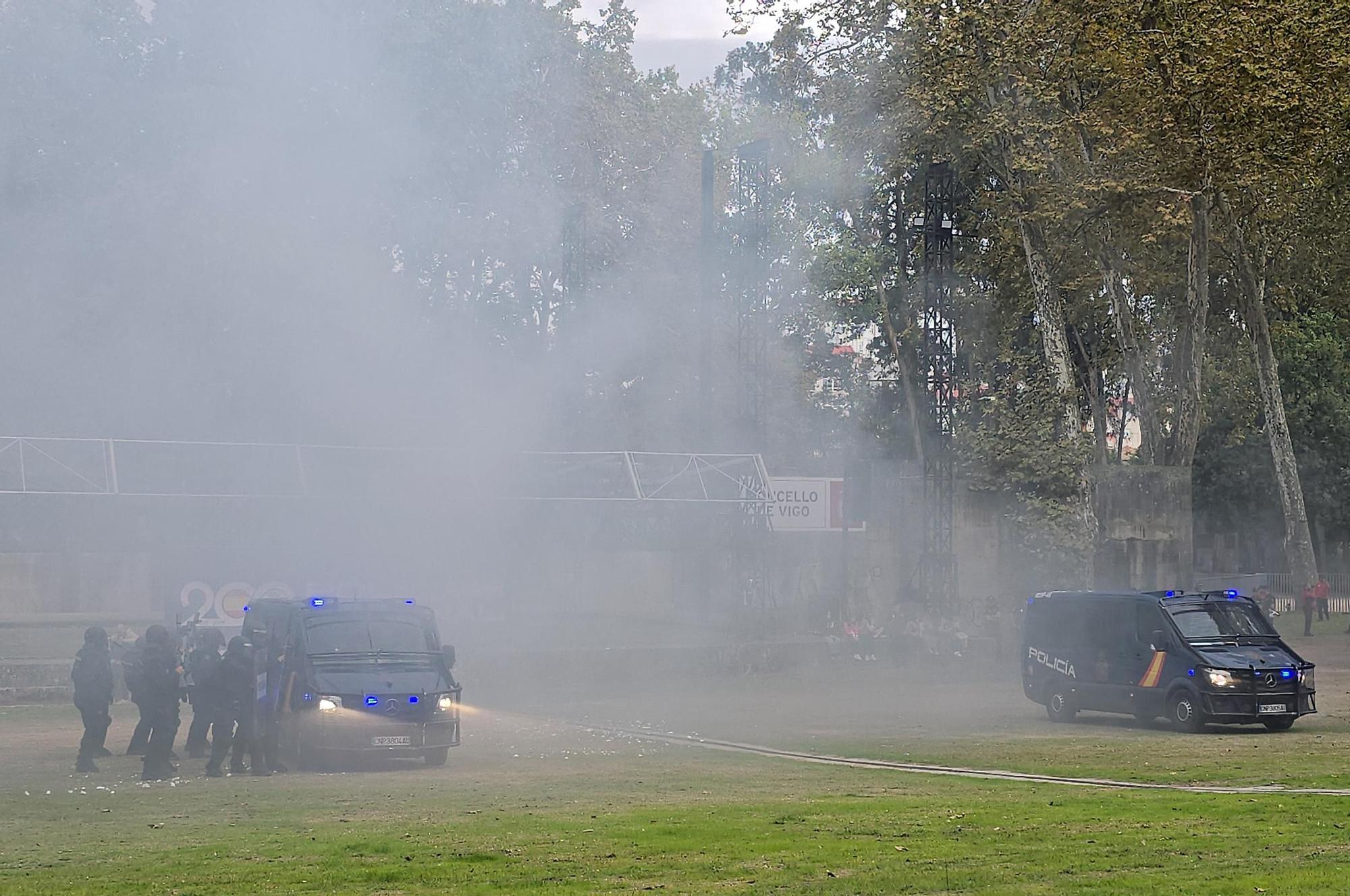 Exhibición de la Policía Nacional en el auditorio de Castrelos en Vigo