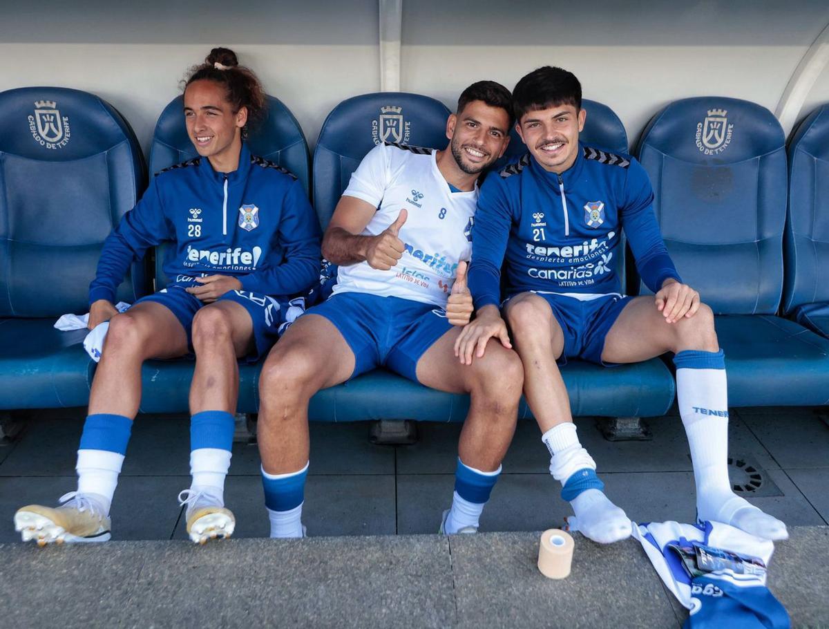 Jesús Belza, Javi Alonso y Teto.