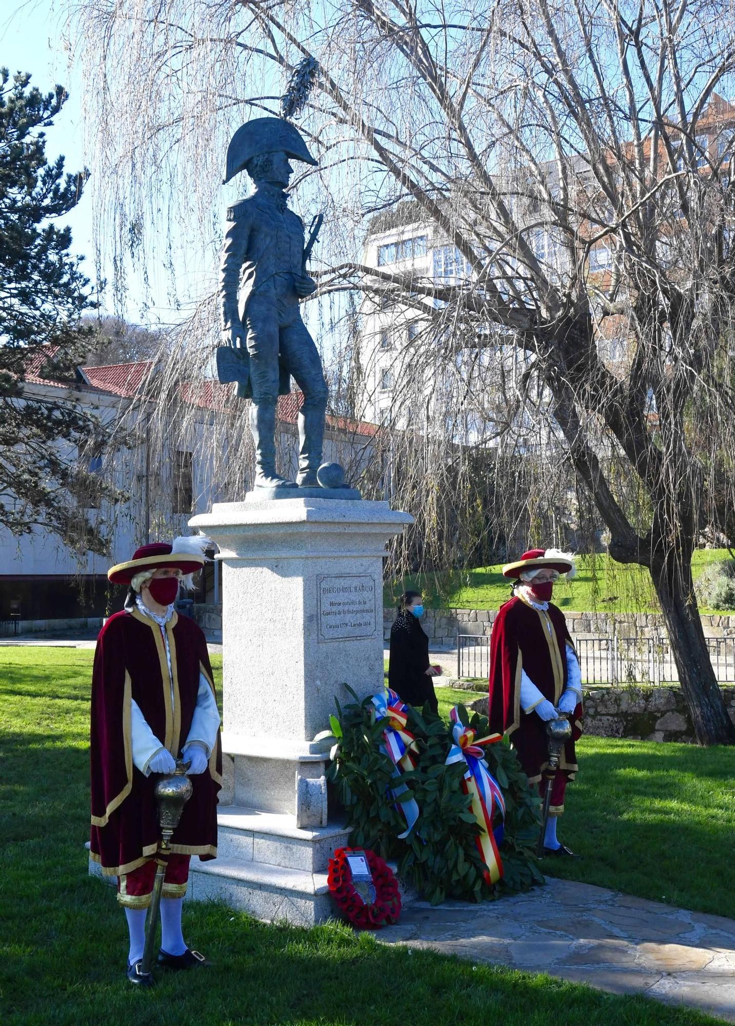 Homenaje a sir John Moore y a los caídos en la Batalla de Elviña