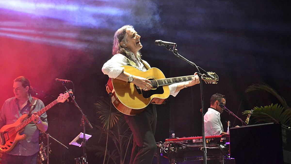 Roger Hodgson, fundador de la banda de rock Supertramp, en Port Adriano en 2015.