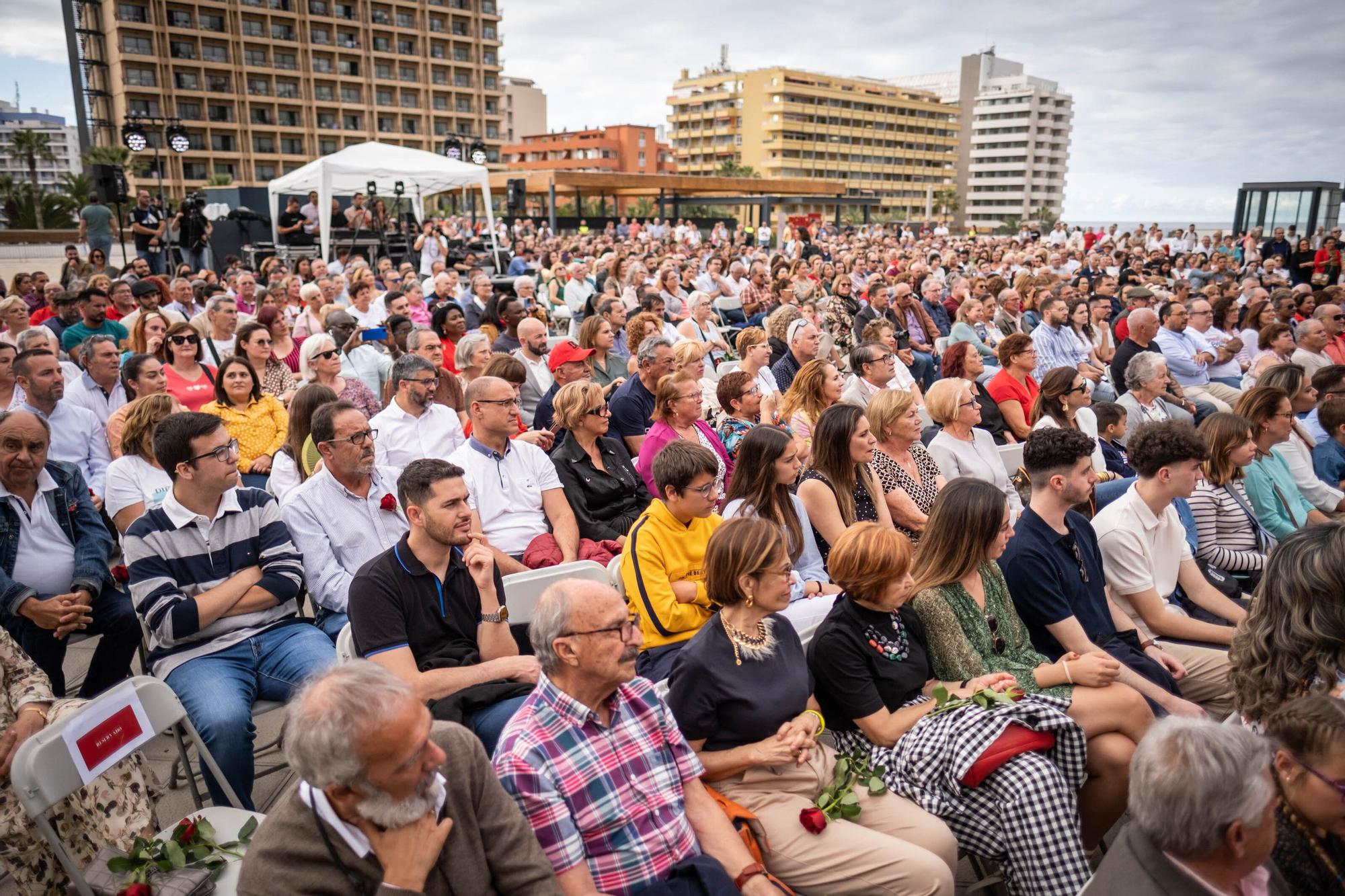 El PSOE presenta las candidaturas por la isla de Tenerife.