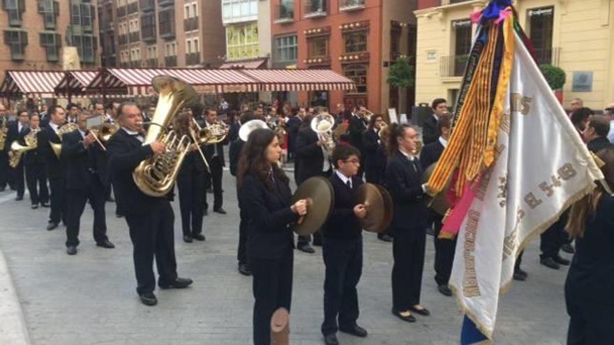 Imagen de la banda montesinera que participó en el certamen.