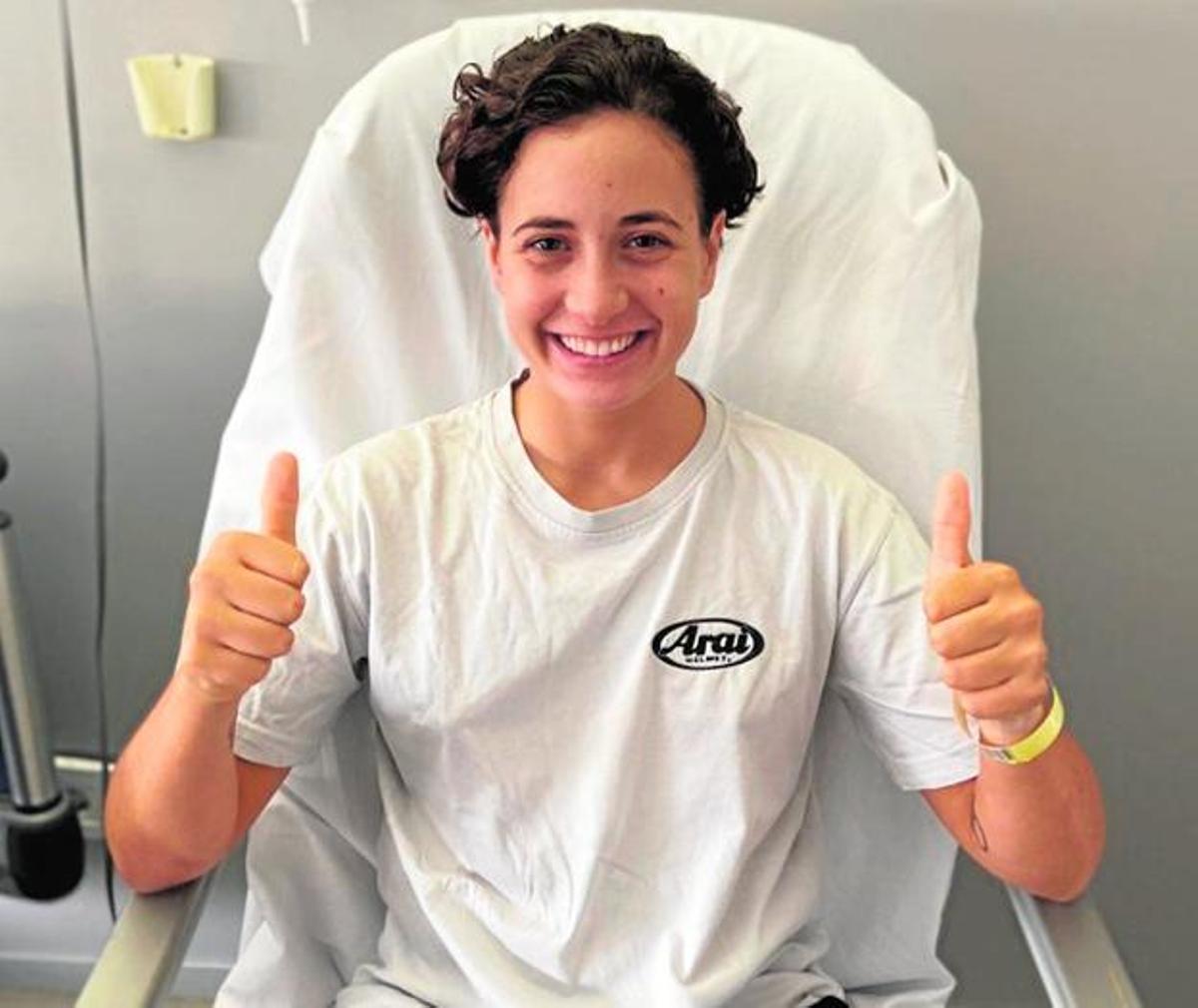 La piloto murciana Ana Carrasco.