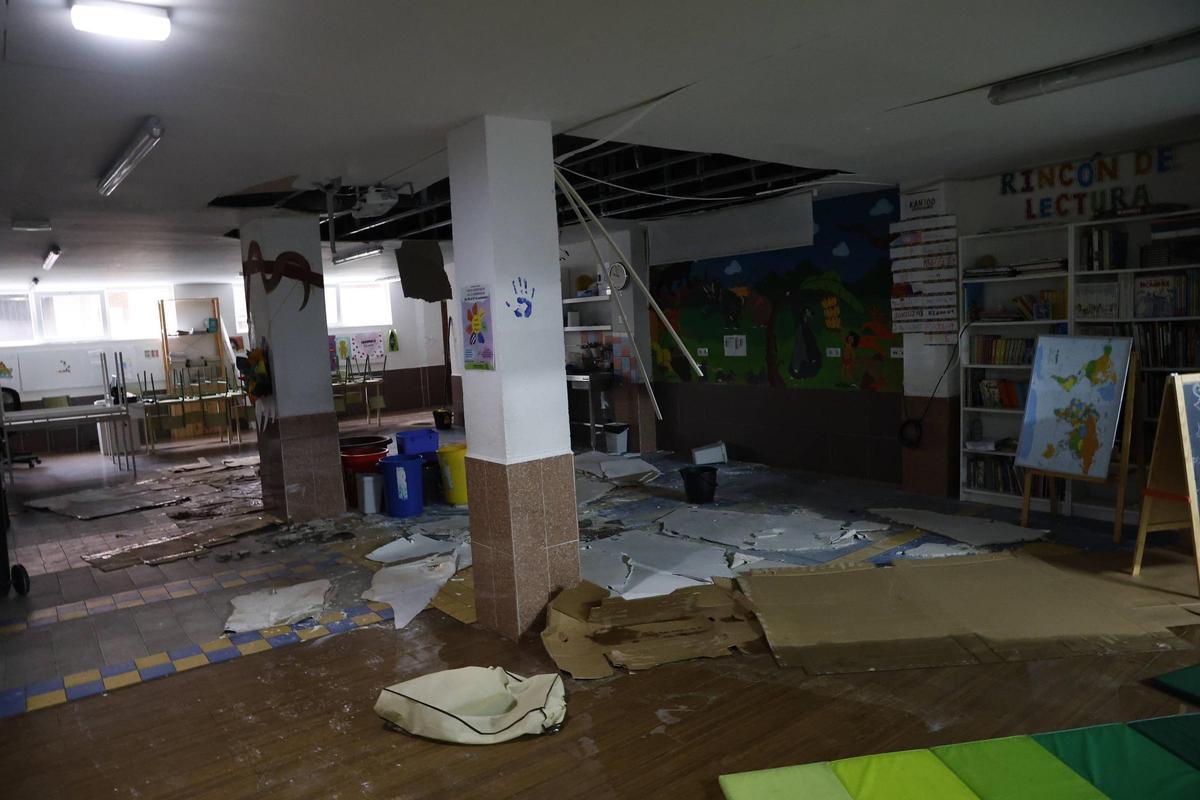 El estado actual de la sala de infancia y adolescencia.